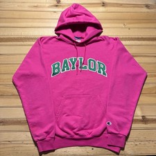 Vintage 90s Baylor Bears Logo Athletic Sharktooth Snapback Hat Green/Cream — listing 4