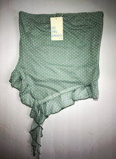 Black and White Polka Dot Mesh Cowl-Neck Top, Size Small — listing 6