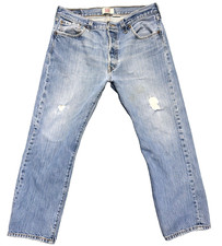 Levi's 501 Original Fit Button-Fly Jeans, Light Wash Blue, W33 L34 — listing 6