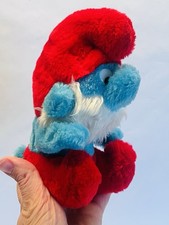Vintage 1982 Toothbrush Smurf PVC Figurine on Original Wallace Berrie Card — listing 5