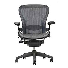 Herman Miller Aeron Chair, Black, with Mobo Ergonomic Forearm Support Arms — listing 6