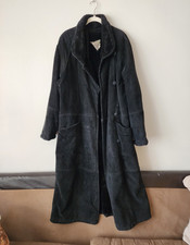 J. Percy for Marvin Richards Brown Leather Coat with Fur Collar, Size S — listing 4