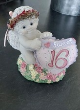 Dreamsicles Cherub Figurine with Flower Bouquet and Ladybug — listing 4