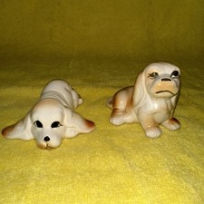 Vintage Hand-Painted Ceramic Puppy Dog Head Figural Pomander / Ring Holder — listing 6