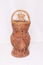 Woven Wicker Basket with Mary Beth Baxter Autumn Pumpkin Print Insert — listing 6