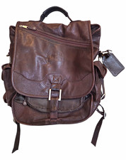 Brown Faux Leather Backpack — listing 6