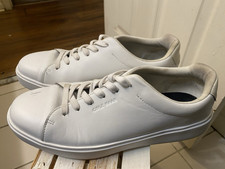 Cole Haan Men's Brown Leather Low-Top Lace-Up Sneakers with White Cap Toe — listing 3