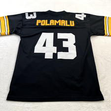Vintage Troy Polamalu #43 Pittsburgh Steelers NFL Players Graphic T-Shirt — listing 6