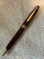 Montblanc Meisterstück Classique Ballpoint Pen in Black Resin with Gold Trim — listing 2