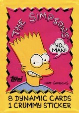 1990 Topps The Simpsons Bart Simpson Foil Sticker Card #56 "AAAUUUGHHH!" — listing 6
