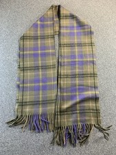 Lands' End Fair Isle Snowflake Knit Scarf with Fringe