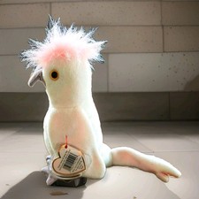 Ty Beanie Baby "Kiwi" the Cockatoo (White Bird with Pink Crest) — listing 2