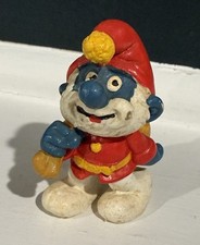 Vintage Santa Papa Smurf PVC Figurine with Toy Sack — listing 2