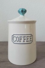 Ceramic Kitchen Canister and Crock Set with Wood Lids and Utensils — listing 4