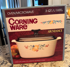 Corning Ware Abundance (Fruit Basket) Pattern Casserole Dish — listing 6