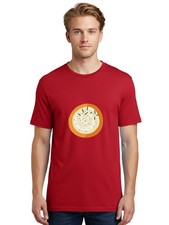 dip Rust Long-Sleeve Graphic T-Shirt with Saturn Planets Blueprint Print, Size L — listing 5