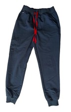 FIGS Technical Collection Zamora Jogger Scrub Pants, Navy, Size M Petite