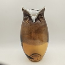 Amber Glass Figural Bud Vase / Figurine, Maker Unknown — listing 6