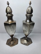 Antique Sterling Silver Individual Salt or Pepper Shaker (Muffineer) — listing 2