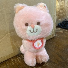 Vintage 1980s Strawberry Shortcake Custard the Cat Pink Plush by Kenner/American Greetings — listing 2