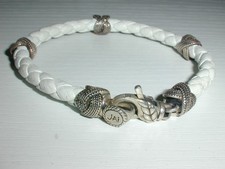 Sterling Silver Braided Herringbone Bracelet, Mexico 925 — listing 4
