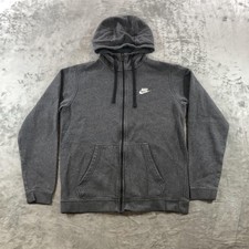 Nike Sportswear Club Fleece Full-Zip Hoodie, Black — listing 4