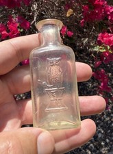 Antique Embossed Glass Medicine Bottle "Old Dr..." Panel Bottle, listing 5
