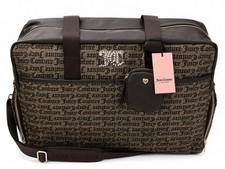 Juicy Couture Pink Plaid Duffle Weekender Bag with Logo Patch — listing 3