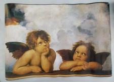 Framed Print of a Sistine Madonna Cherub (Raphael Detail) — listing 5