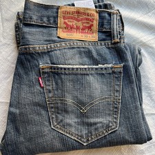 Levi's 505 Regular Fit Straight Leg Men's Jeans, W40 L32, Medium Wash — listing 4