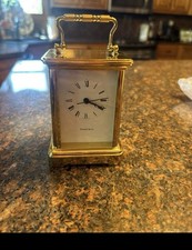 Tiffany & Co. French Brass Carriage Clock with Serpentine Case and Subsidiary Seconds Dial — listing 2