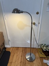 Vintage 1940s Industrial Adjustable Medical Exam Floor Lamp — listing 6