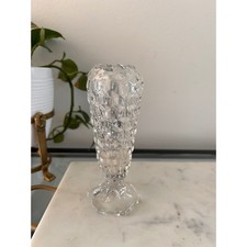 Fostoria American Pattern Glassware Collection (Large Lot, Clear Cubist Pressed Glass) — listing 5