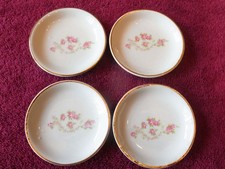 Vintage Gold Floral Transferware Dinnerware Set - Multiple Plates, Bowls, Rimmed Soup Bowls, Platter and Gravy Boat — listing 5