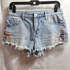 Mossimo Supply Co. Floral Embroidered Mid-Rise Skinny Jeans — listing 3