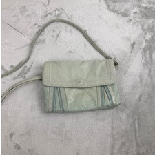 Dark Green Faux Leather Small Crossbody Bag with Magnetic Snap — listing 3
