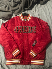 San Francisco 49ers Distressed Logo T-Shirt, NFL Team Apparel, Size L