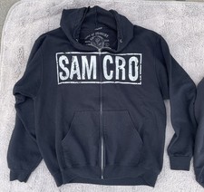 Sons of Anarchy Reaper Full-Zip Hoodie, Black, Size XL — listing 5