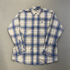 Cinch Men's Green & Blue Plaid Short-Sleeve Button-Down Western Shirt, Size XXL — listing 3