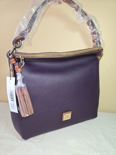 Woven Black & White Faux Leather Kiss-Lock Hobo Handbag with Rhinestone Ring Accents — listing 5