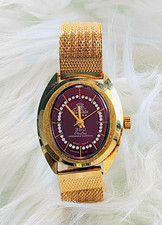 Rouan Ladies' Gold-Tone Dress Watch with Rhinestone Bezel and Mesh Bracelet — listing 3