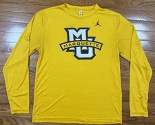 Nike Marquette University Golden Eagles Navy Logo T-Shirt — listing 3