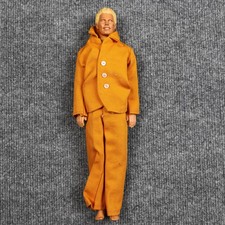Vintage 1960s Ken Doll with Painted Blonde Hair in Original Swim Outfit — listing 5