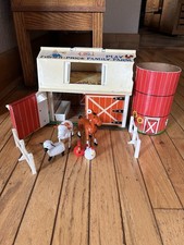 Fisher-Price Play Family Farm #915 with Silo, Animals, Tractors & Little People — listing 6