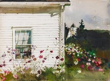 "New Castle Ferry" Andrew Wyeth Vintage Print Reproduction — listing 4