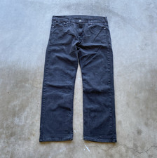 Levi's Blue Denim Jeans with Black Leather Patch and Gold Tab — listing 3