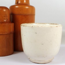 White Ceramic/Ironstone Vessel Base (form undetermined)