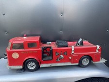 Vintage Buddy L Texaco Fire Chief Pressed Steel Fire Truck / Pumper — listing 2