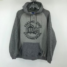 Eskimo Joe's Stillwater OK Gray Pullover Hoodie, Size L