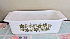 Vintage Pyrex Spring Blossom Green Cinderella Mixing Bowl (441 or 442) 444